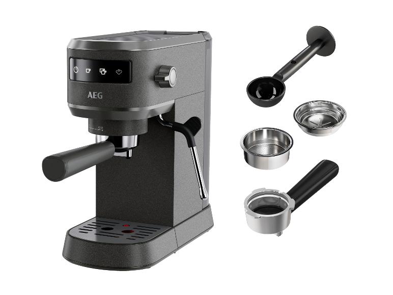 AEG Espresso Siebträgermaschine »Gourmet 6 EC6-1-6BST«, mit Milchschaumdüse