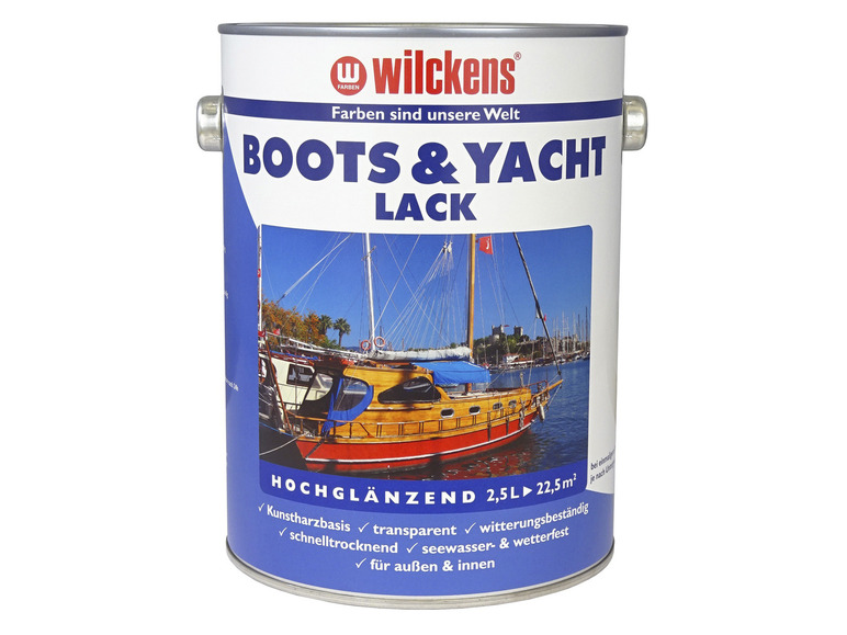 WILCKENS Boots- und Yachtlack, 2,5 Liter, hochglänzend