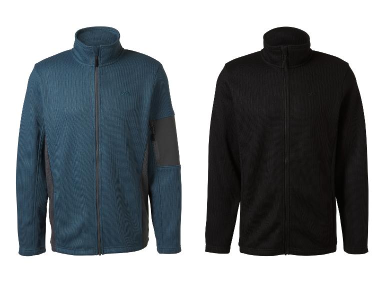 CRIVIT Herren Strickfleecejacke