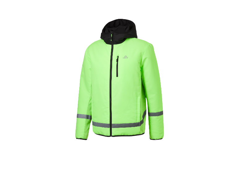 CRIVIT Herren Wendejacke, mit Reflektoren