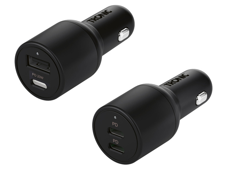TRONIC® KfZ-Ladegerät »TCR36 A1« USB-A & USB-C, 2x USB-C