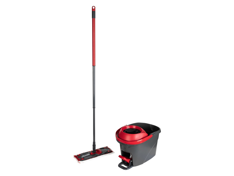 VILEDA Ultramax Turbo Komplettset, mit dreiteiligem Stiel