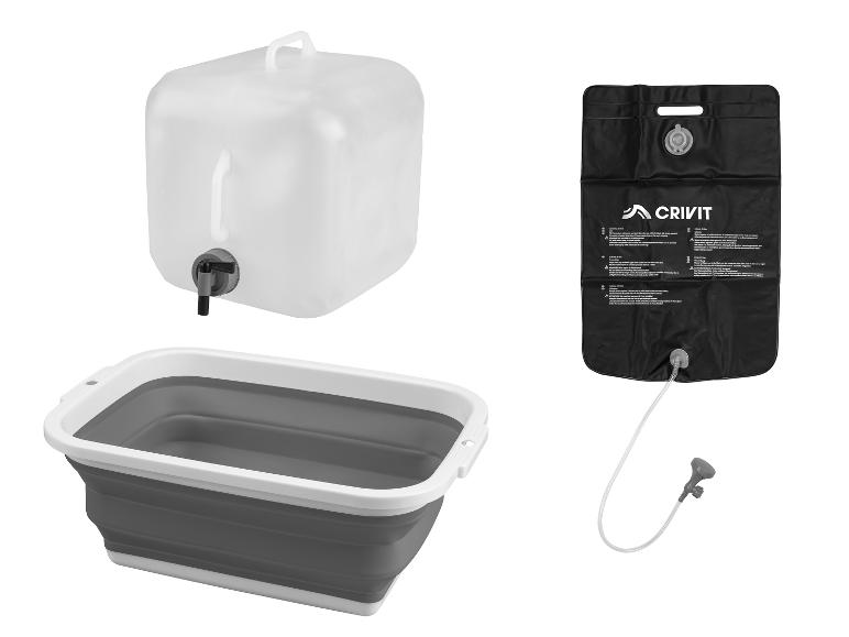 CRIVIT Campingdusche/Campingspüle/Wasserkanister
