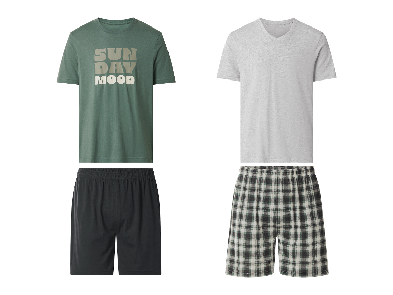ESMARA MEN Herren Shorty Pyjama