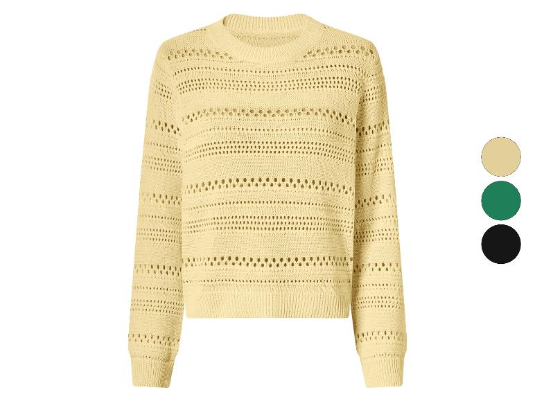 ESMARA® Damen Lochstrickpullover