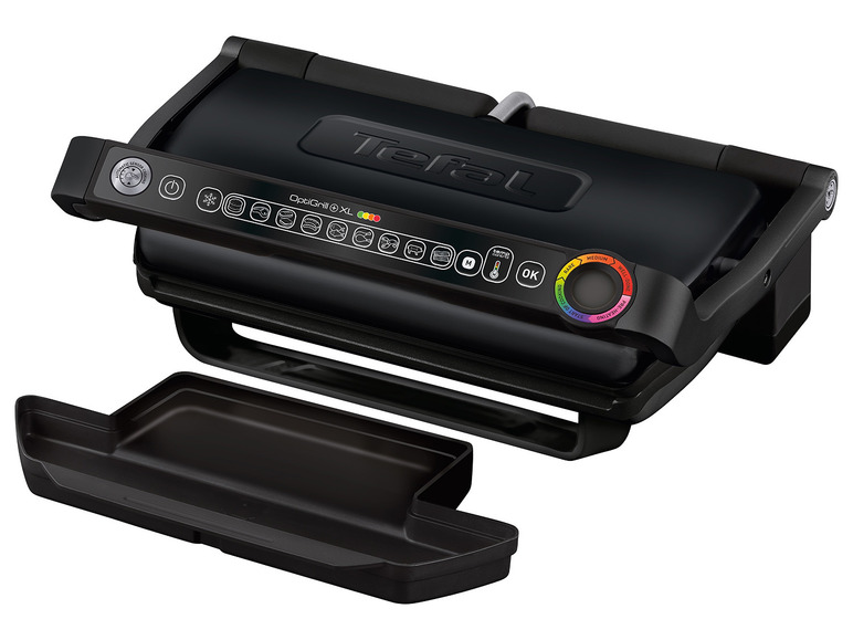 TEFAL OptiGrill XL Kontaktgrill, 9 Grillprogramme, automatische Temperaturanpassung, manueller Modus, Garanzeige»GC7228«