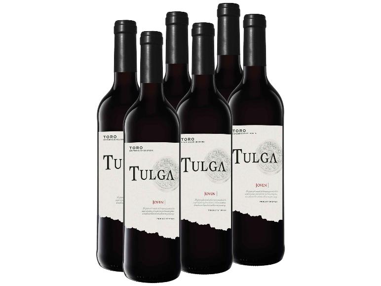 6 x 0,75-l-Flasche Weinpaket Tulga Joven Toro DO trocken, Rotwein