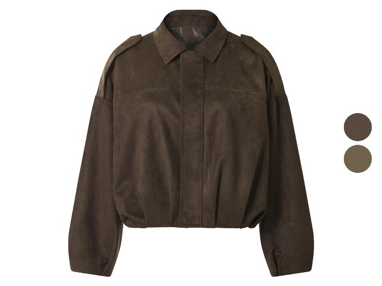 ESMARA® Damen Velours-Bomberjacke