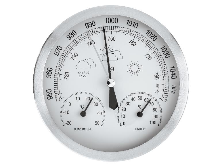 AURIOL® Analoge Wetterstation, Ø 13 cm