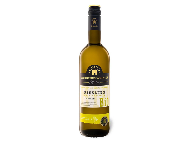 DEUTSCHES WEINTOR BIO Riesling QbA trocken, Weißwein 2024