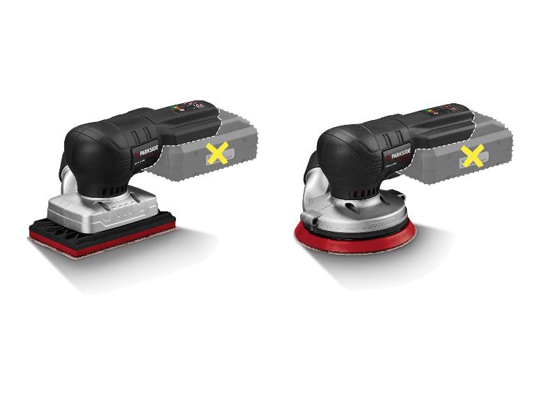 PARKSIDE PERFORMANCE® 20 V Akku-Schwingschleifer »PAMSP 20-Li A1« / 20 V Akku-Exzenterschleifer »PAESP 20-Li A1«, ohne Akku und Ladegerät