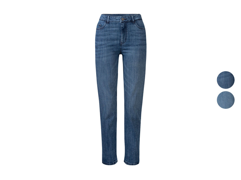 ESMARA® Damen Jeans, Straight Fit, mit hoher Leibhöhe