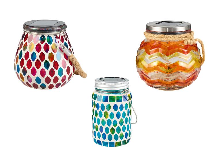 LIVARNO HOME Glas Solar bemalt oder Mosaik LED