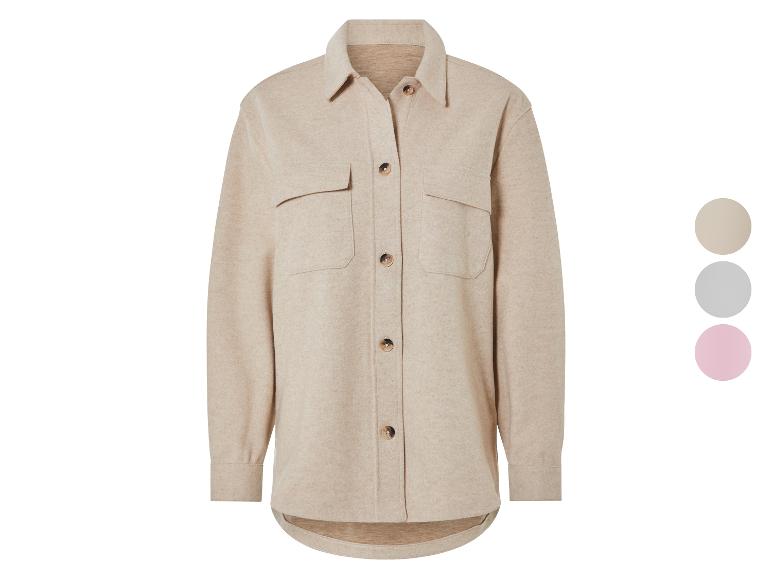 ESMARA® Damen Overshirt, aus weicher, wärmender Fleece-Qualität