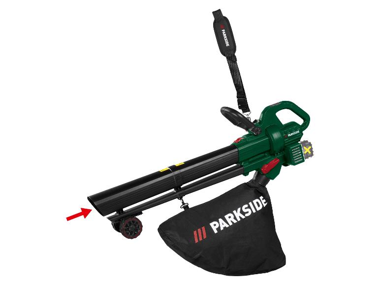 PARKSIDE® 40 V Akku-Laubsauger/-bläser »PALSB A1« ohne Akkus - ohne Ladegerät