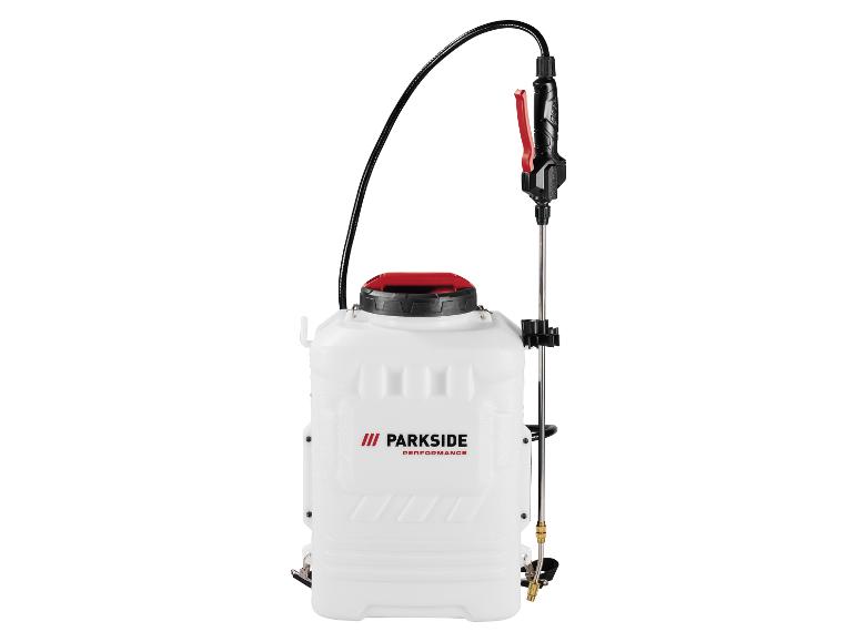 PARKSIDE PERFORMANCE® 20 V Akku-Rucksackdrucksprüher »PPARDS 16 D3«, ohne Akku und Ladegerät