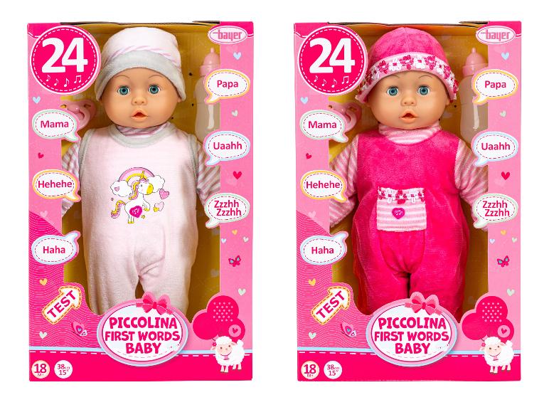 BAYER DESIGN Puppe »Piccolina First Words Baby«