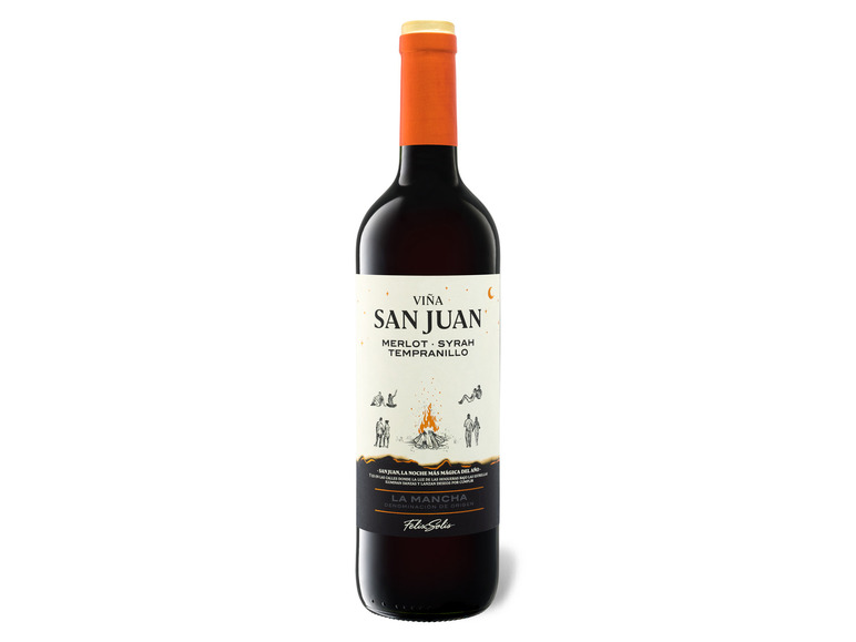 FELIX SOLIS Viña San Juan Merlot Syrah Tempranillo La Mancha DO trocken vegan, Rotwein 2024