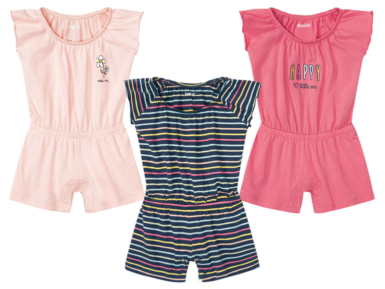 LUPILU® Baby Jumpsuit, aus reiner Bio-Baumwolle