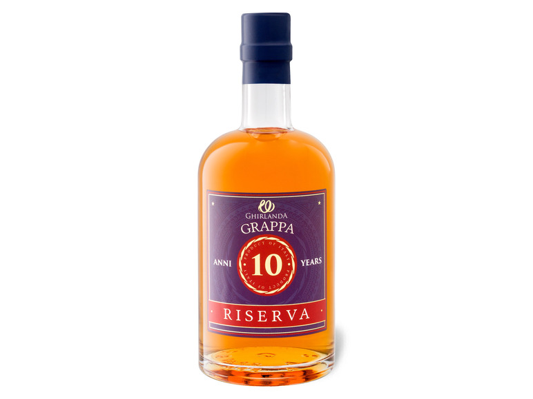 GHIRLANDA Grappa Riserva 10 Jahre 40% Vol