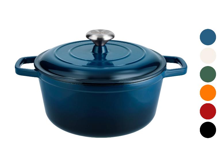 SILVERCREST® Premium Gusseisentopf, Ø 25 cm