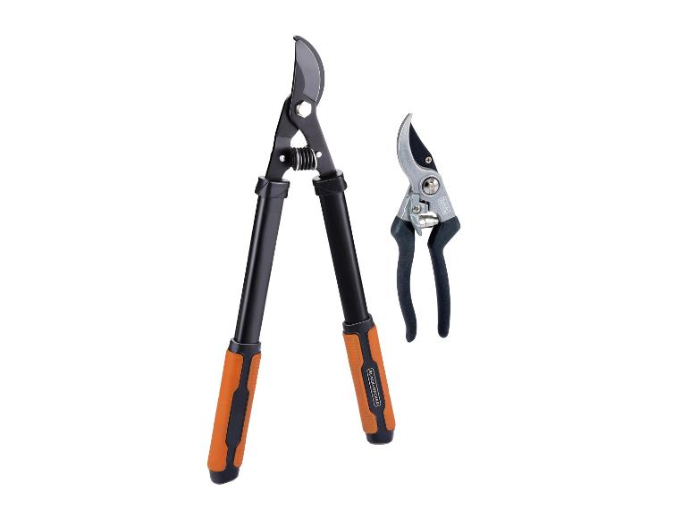 BLACK & DECKER Werkzeugsatz Ambossschere + Baumschere, 2-teilig