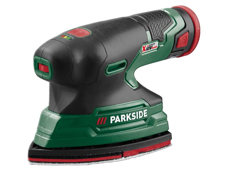 PARKSIDE® 12 V Akku-Multischleifer-Starterset »PAMS 12 B2«, mit Akku und Ladegerät