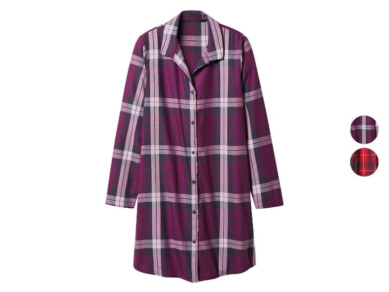 ESMARA® Damen Flanell Bigshirt