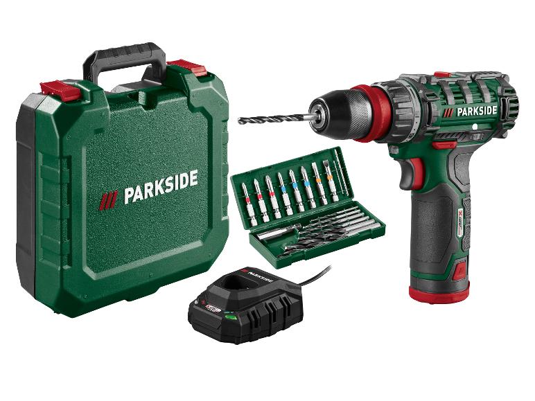 PARKSIDE® 12 V Akku-Bohrschrauber »PBSA 12 F5«, mit Akku und Ladegerät