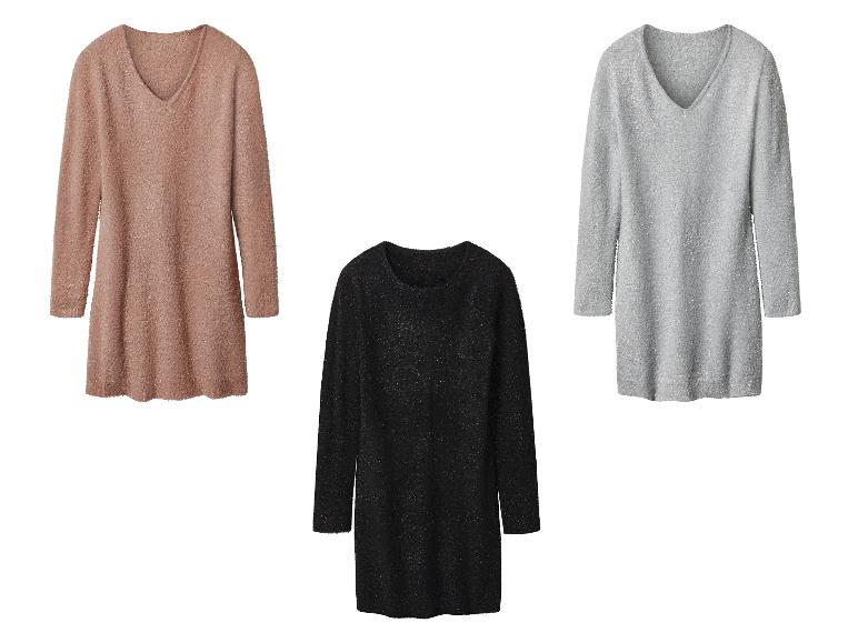 ESMARA® Damen Strickkleid Rippe