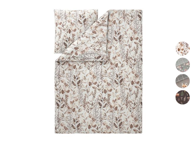 LIVARNO® Mikrofaser-Satin-Bettwäsche, 155 x 220 cm