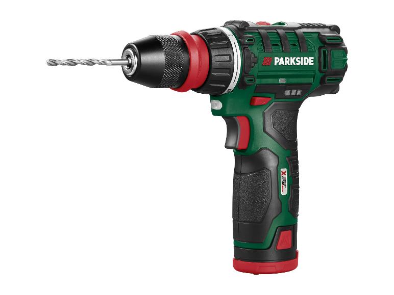 PARKSIDE® 12 V Akku-Bohrschrauber-Set »PBSA 12 E4«, mit Akku und Ladegerät