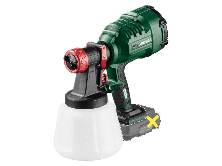 PARKSIDE® 20 V Akku-Farbspritzpistole »PFSA 20-Li B2«, ohne Akku - ohne Ladegerät