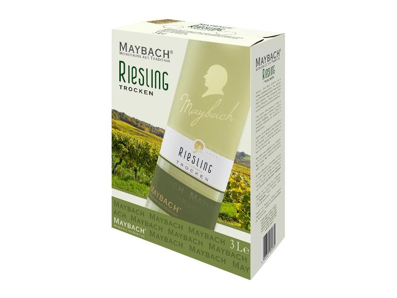 MAYBACH Riesling QbA 3-l-Bag-in-Box trocken, Weißwein 2025