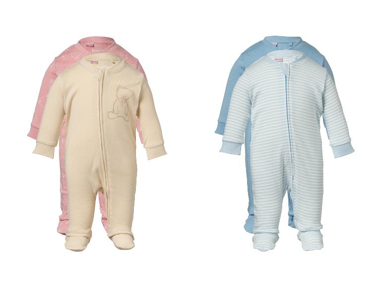 LUPILU® Baby Schlafoverall, 2 Stück