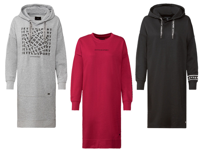 CRIVIT by Jette Sport Damen Sweatkleid mit Baumwolle