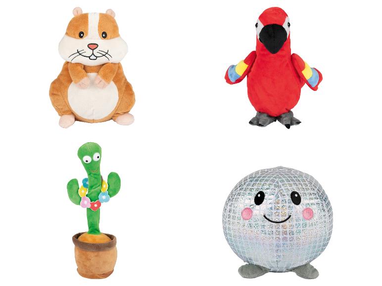 LUPILU® Funktionsplüsch Hamster / Kaktus / Papagei / Discokugel