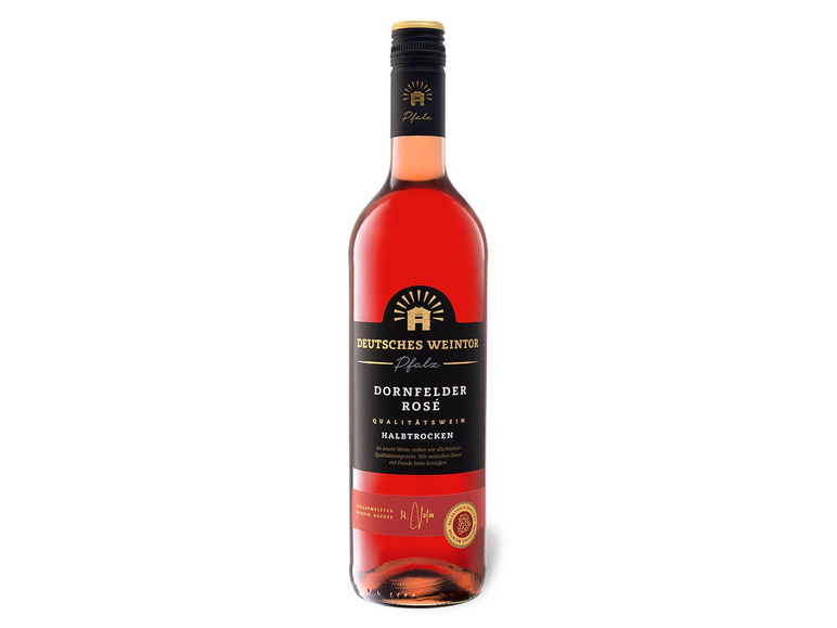 DEUTSCHES WEINTOR Dornfelder QbA halbtrocken, Roséwein 2023