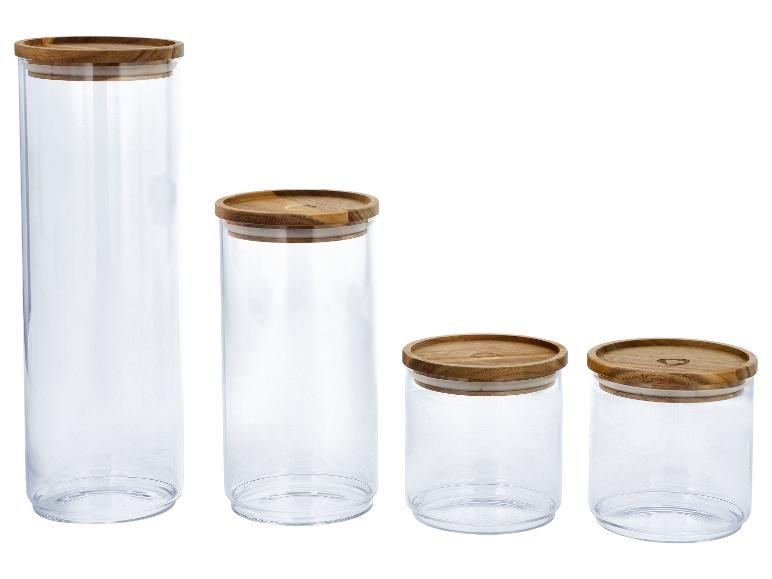 SILVERCREST® Glas-Vorratsdosen