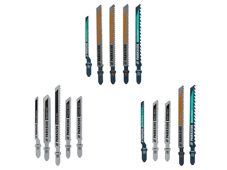 PARKSIDE® Stichsägeblatt-Set »PSTZ 3 A1«, 5-teilig