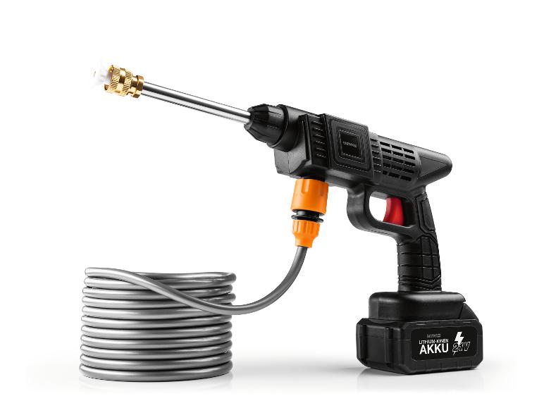EASYMAXX Akku-Hochdruckreiniger 21 V schwarz