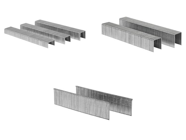 PARKSIDE® Klammer- / Nagelset für Elektrotacker, aus verzinktem Stahl