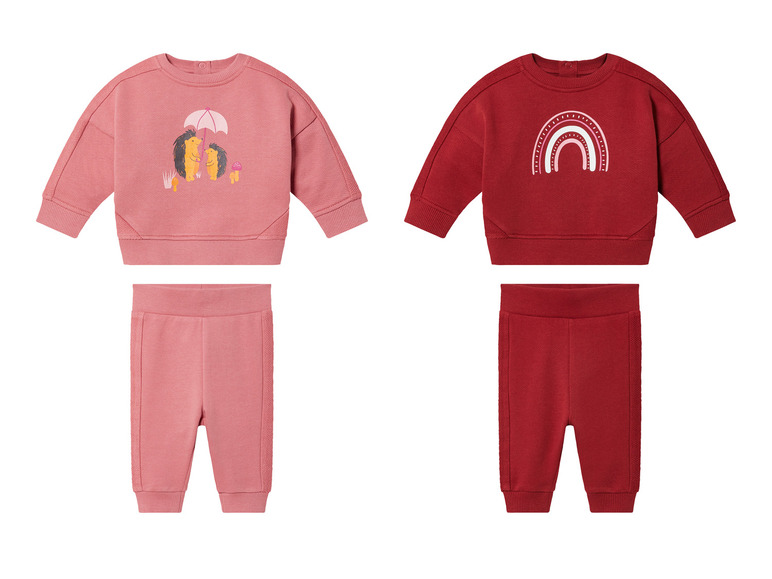 LUPILU® Baby Jogginganzug, 2-teilig, aus reiner Bio-Baumwolle