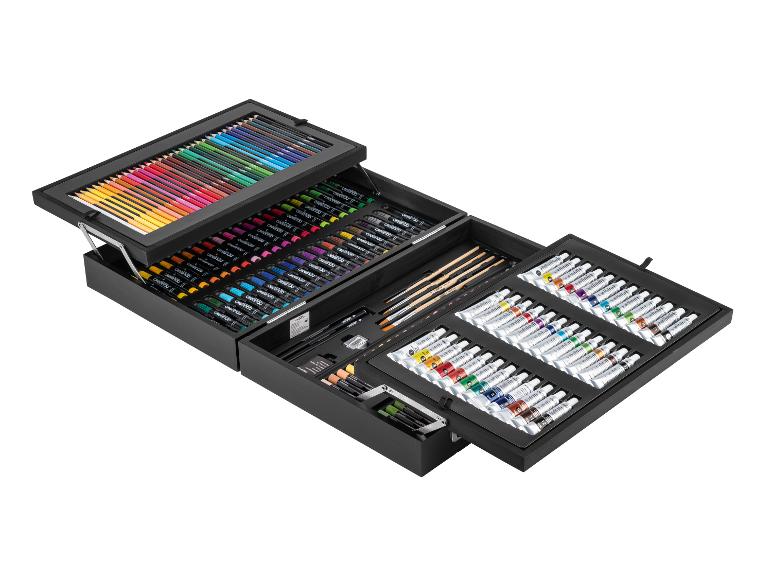 CRELANDO® Malkoffer mit Farben Premium