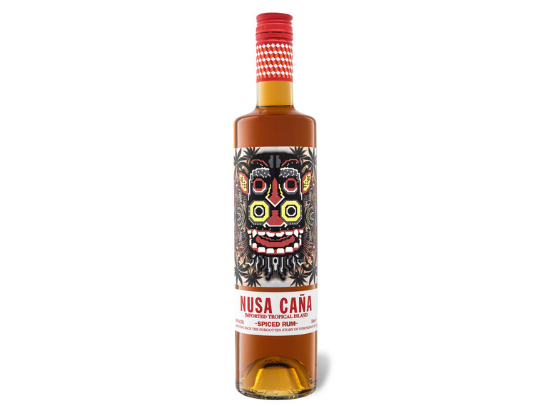 NUSA CAÑA Imported Tropical Island Spiced Rum 40% Vol