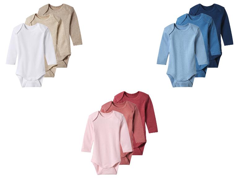 LUPILU® Baby-Wickelbodys, 3 Stück