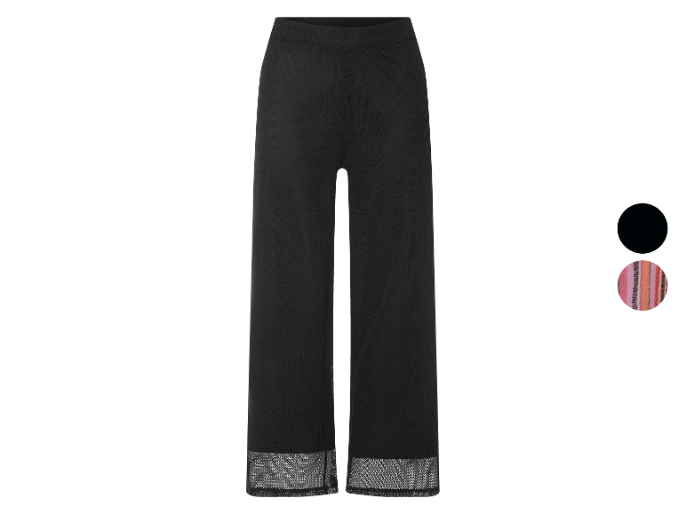 ESMARA® Damen Wide-Leg-Strickhose, blickdicht gefüttert