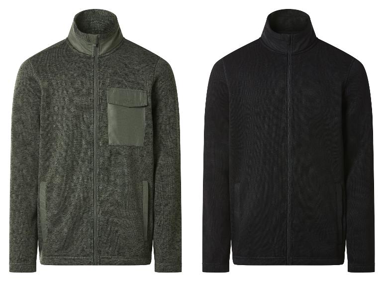 ESMARA MEN Herren Strickfleece-Jacke