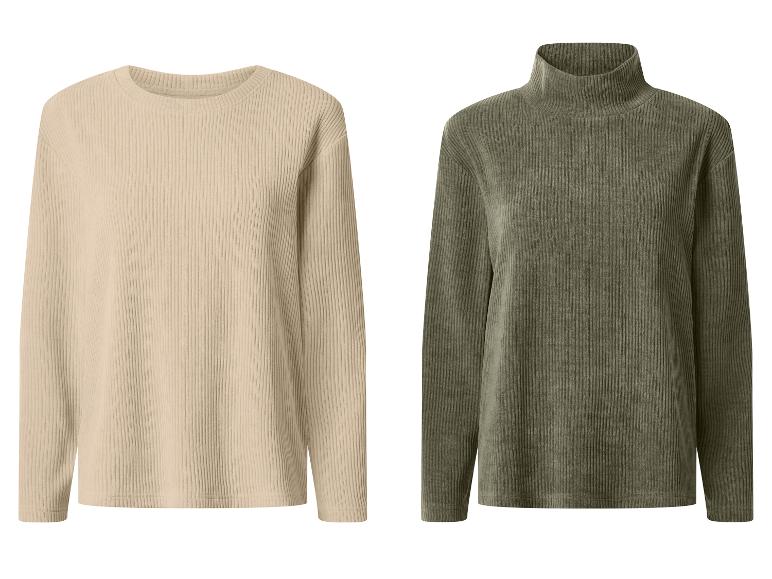 ESMARA® Damen Pullover im Cord-Look