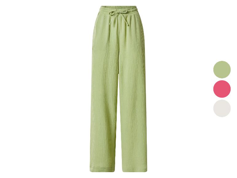 ESMARA® Damen Musselin-Hose